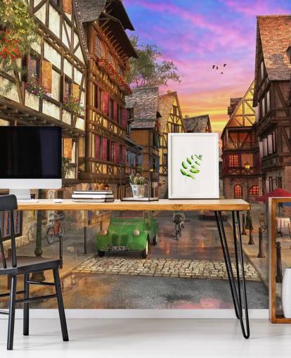 fondos de escritorio de street in past