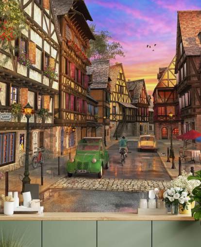 street in past wallpaper