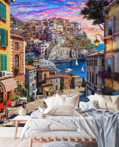 tradisjonell italiensk street tapet