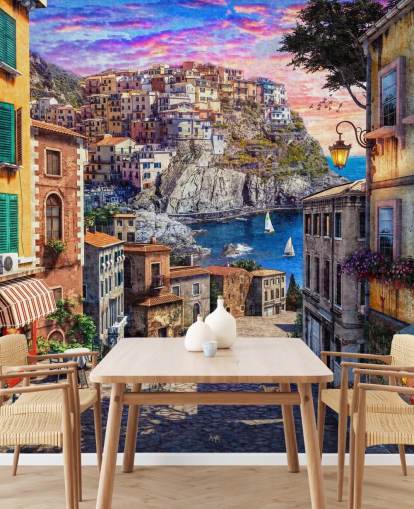 traditionel italiensk gade tapet traditionel italiensk gade tapet