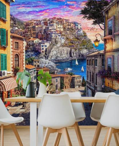 perinteinen italialainen katu tapetti