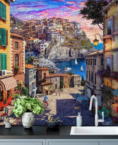 perinteinen italialainen katu tapetti perinteinen italialainen katu tapetti