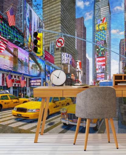 yellow taxis in times square wallpaper yellow taxis in times square wallpaper