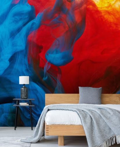 Abstract kleurrijk behang