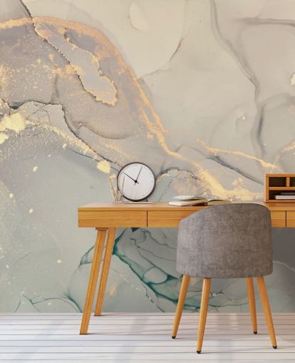 mural de papel pintado de mármol personalizable teñido de gris claro y lila llamado Dreamy Marble Effect para cocinas, dormitorios y baños mural de papel pintado de mármol personalizable teñido de gris claro y lila llamado Dreamy Marble Effect para cocinas, dormitorios y baños