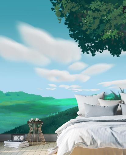 anime tree wallpaper