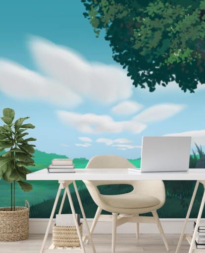 anime tree wallpaper