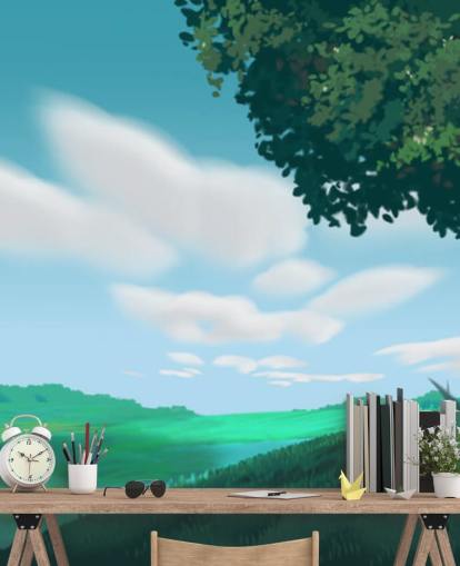 anime tree wallpaper