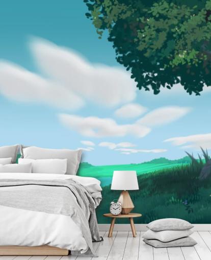 anime tree wallpaper