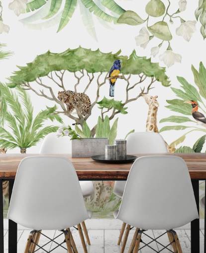 safari animal jungle behang safari animal jungle behang