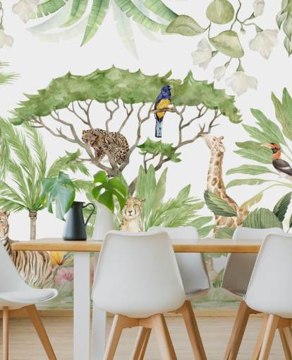 safari animal jungle wallpaper