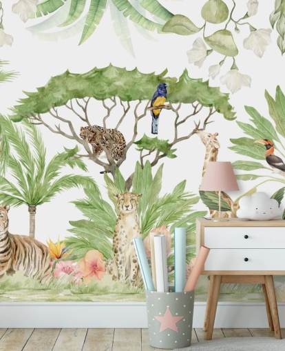 safari animal jungle wallpaper