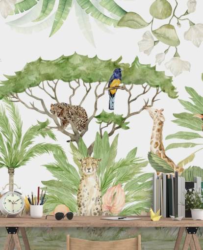 safari animal jungle wallpaper