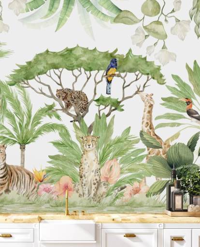 safari animal jungle wallpaper