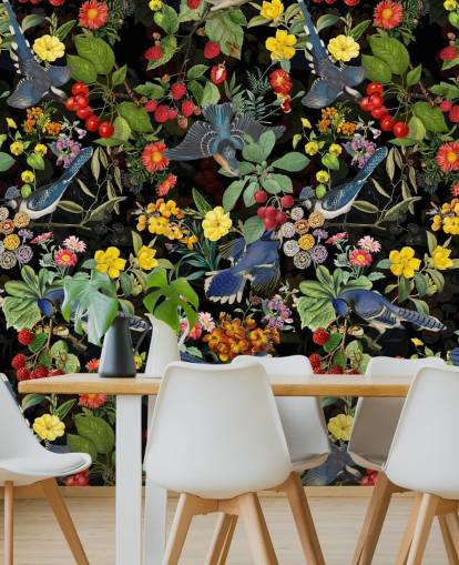 floral escuro 