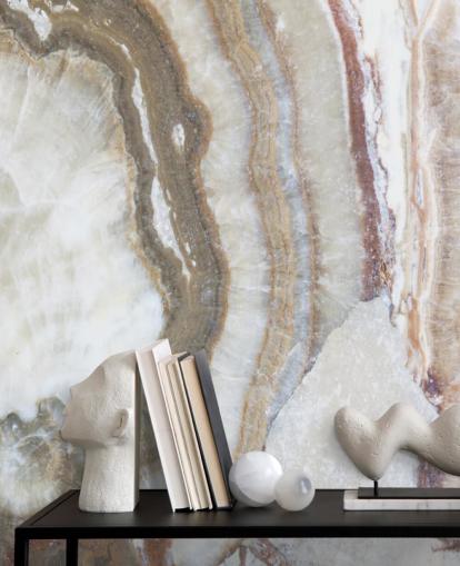 papel pintado de mármol blanco y marrón