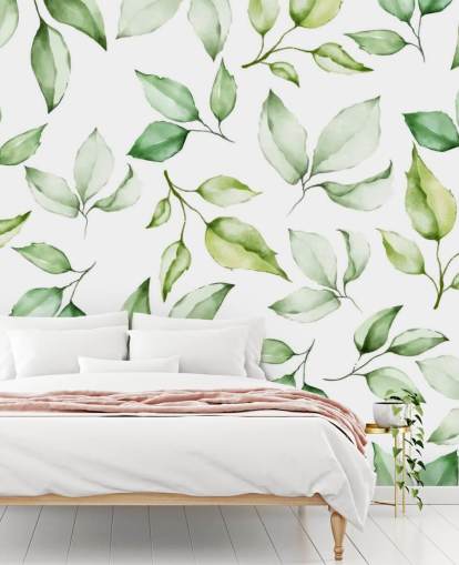 papier peint feuilles vertes papier peint feuilles vertes