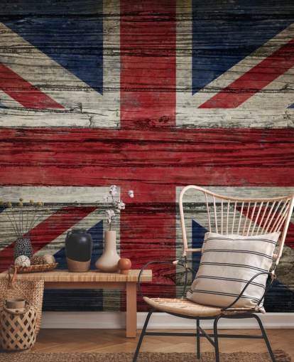 union jack on wood panels wallpaper union jack on wood panels wallpaper