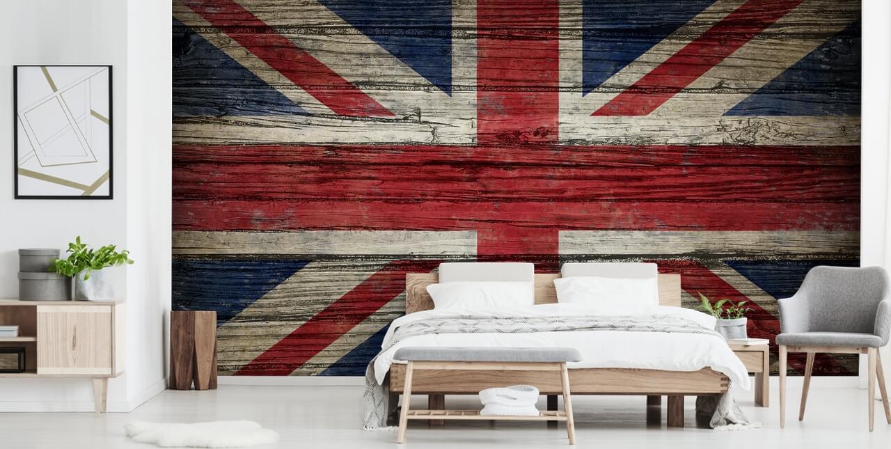 union jack puupaneelit tapetti