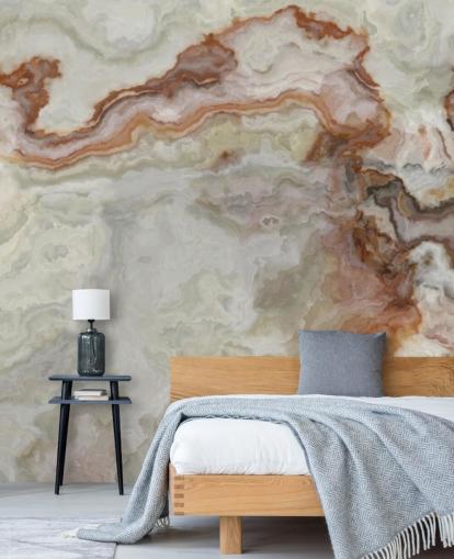 carta da parati in marmo marrone, arancione e bianco per cucine, bagni e salotti carta da parati in marmo marrone, arancione e bianco per cucine, bagni e salotti