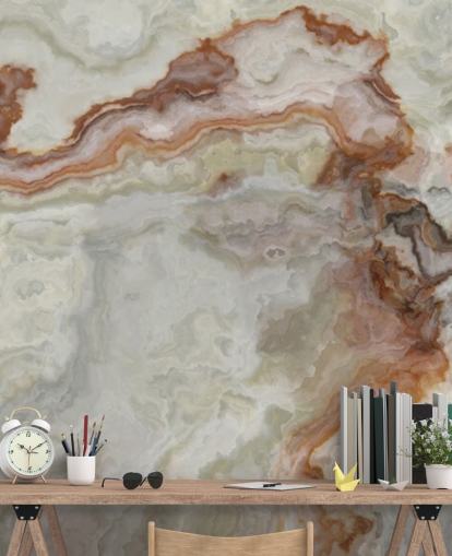 braune, orange und weiße Marmortapete für Küchen, Badezimmer und Wohnzimmer braune, orange und weiße Marmortapete für Küchen, Badezimmer und Wohnzimmer