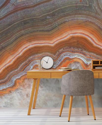 oranje, wit en grijs geodebehang oranje, wit en grijs geodebehang