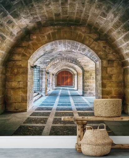 Tunnel geht in den Kerker Tapete