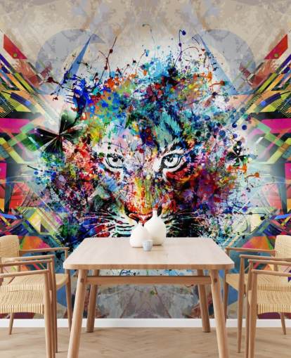 tiger graffiti wallpaper tiger graffiti wallpaper