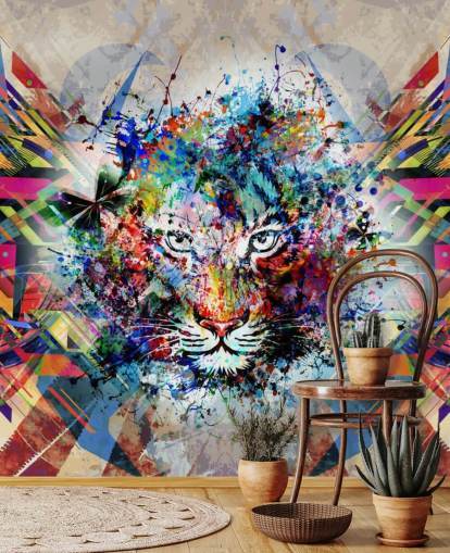 tiger graffiti wallpaper