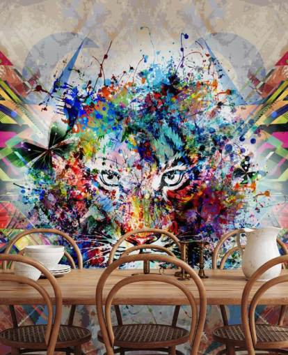 tiger graffiti wallpaper tiger graffiti wallpaper