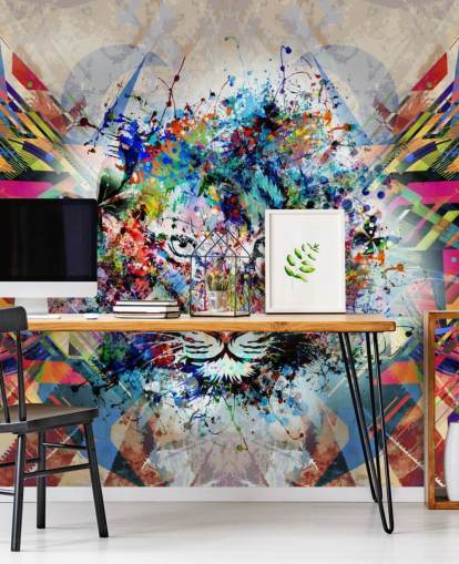 tiger graffiti wallpaper