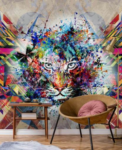 tiger graffiti wallpaper tiger graffiti wallpaper