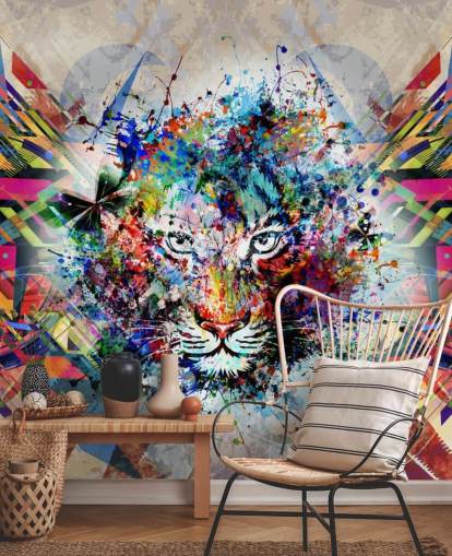 tiger graffiti wallpaper