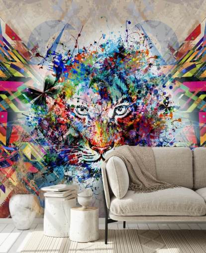 tiger graffiti wallpaper tiger graffiti wallpaper