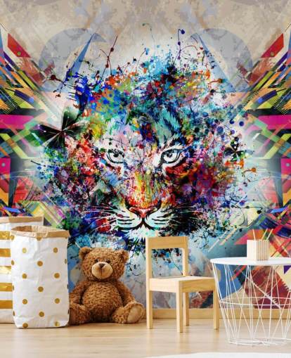 tiger graffiti wallpaper