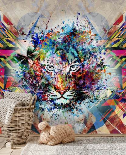 tiger graffiti wallpaper