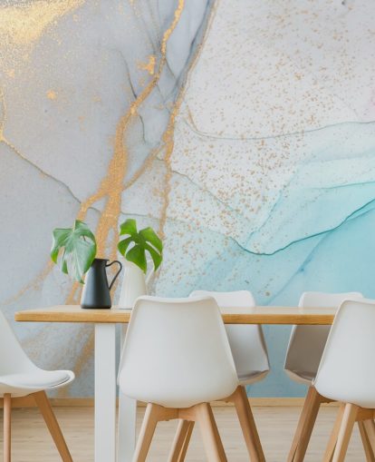 light blue and gold marble wallpaper light blue and gold marble wallpaper