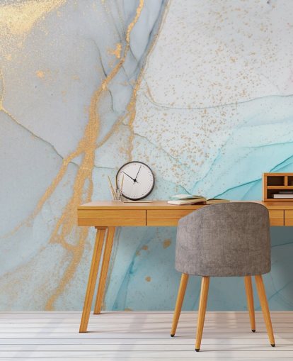 light blue and gold marble wallpaper light blue and gold marble wallpaper