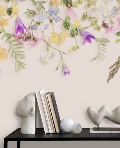 lilla og gul floral tapet lilla og gul floral tapet