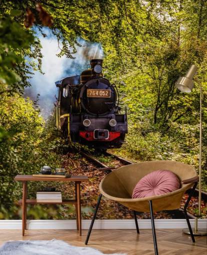 tren de vapor atravesando el fondo de pantalla