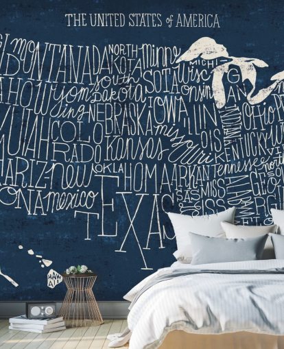 donkerblauw usa kaart behang donkerblauw usa kaart behang