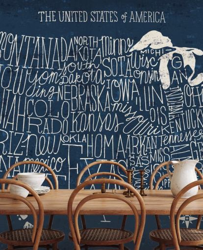 carta da parati mappa usa blu scuro carta da parati mappa usa blu scuro