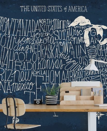 carta da parati mappa usa blu scuro carta da parati mappa usa blu scuro