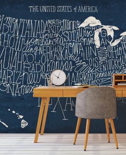 dark blue usa map wallpaper