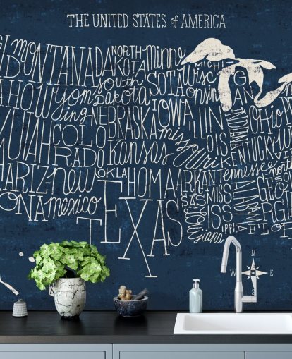 dark blue usa map wallpaper