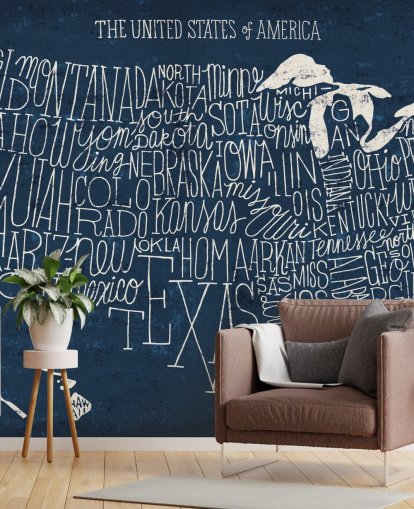 dark blue usa map wallpaper