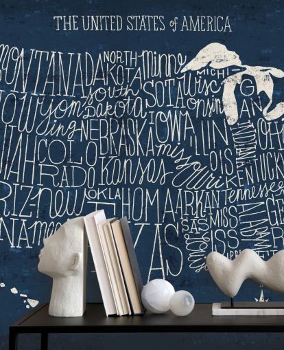 dark blue usa map wallpaper