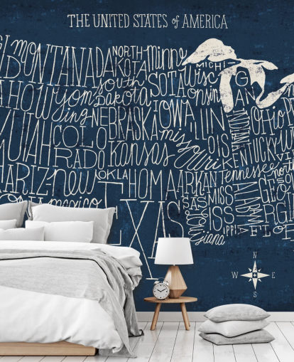 fond d'écran bleu foncé usa