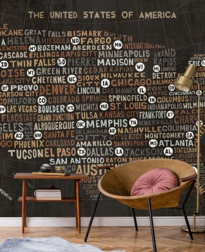 dark USA map wallpaper