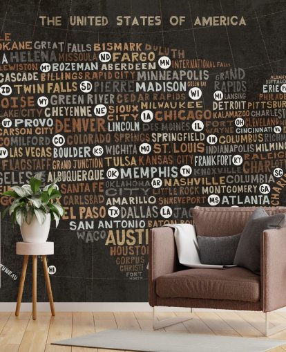 papel de parede escuro mapa dos EUA papel de parede escuro mapa dos EUA